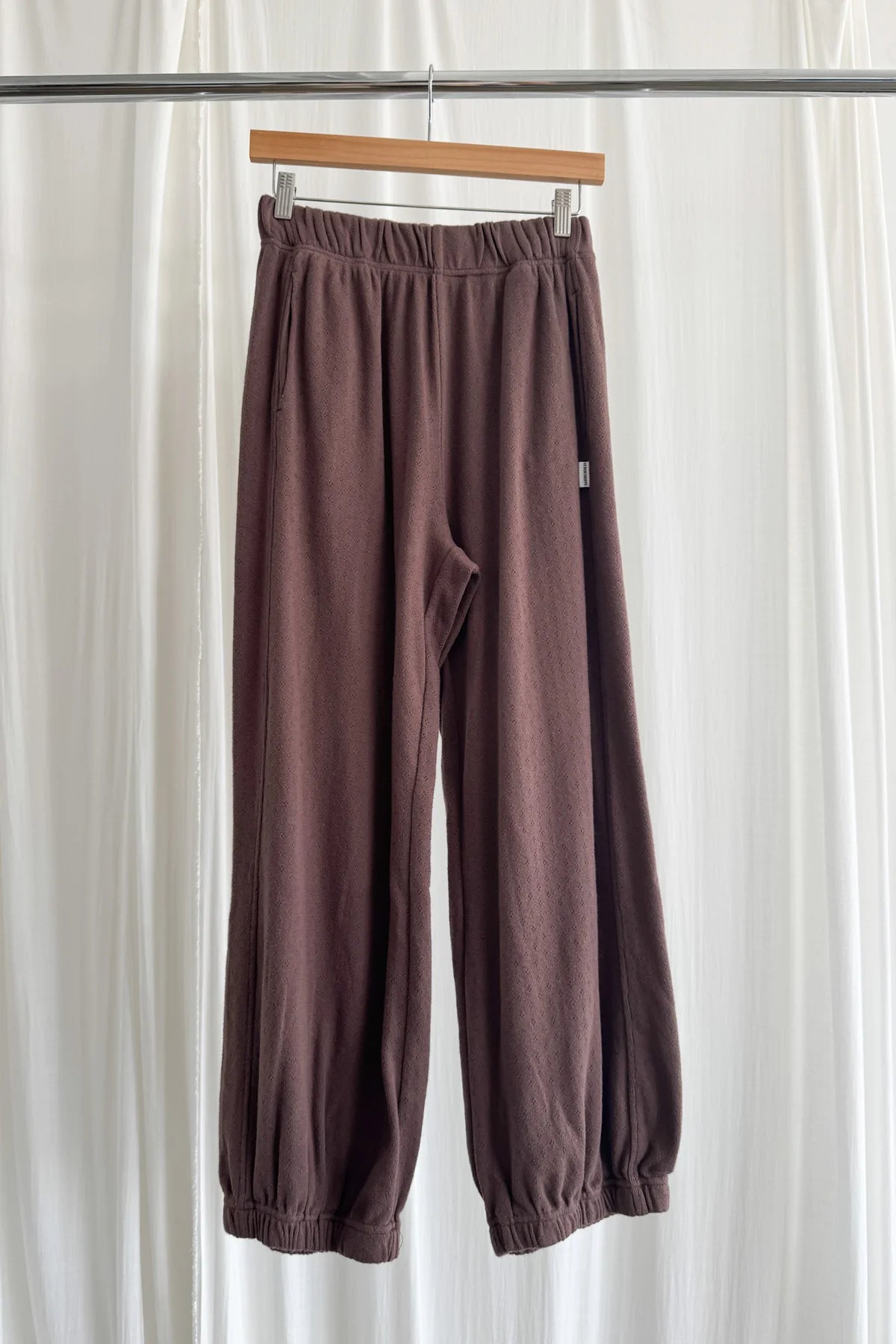 POINTELLE BALLOON PANTS | CHOCOLATE