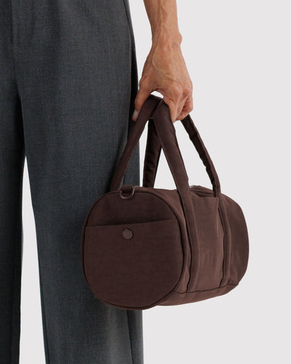 Baggu Nylon Duffle Bag Coffee 3