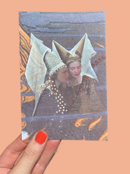 POSTCARD Two Princesses In The Water