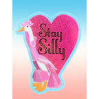Astral Weekend Stay Silly Goose Glitter Sticker