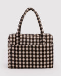 CLOUD CARRY ON | BLURRED GINGHAM BROWN