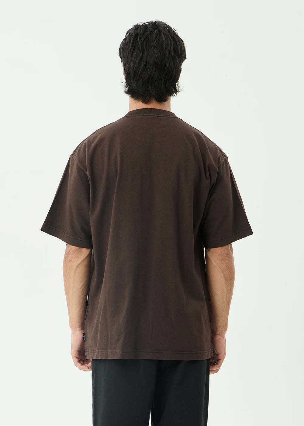 LABYRINTH BOXY TEE | WASHED COFFEE