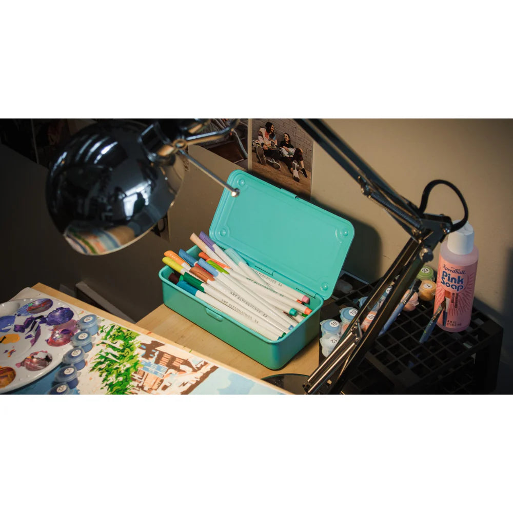 TOYO TRUNK SHAPE TOOLBOX | T-190 | SUMMER EMERALD GREEN