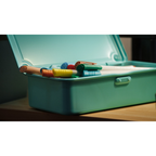 TOYO TRUNK SHAPE TOOLBOX | T-190 | SUMMER EMERALD GREEN