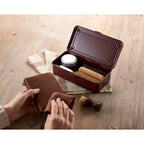 TOYO TRUNK SHAPE TOOLBOX | T-190 | ANTIQUE BROWN