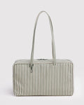 BAGGU MEDIUM NYLON BOWLER BAG | SAGE STRIPE