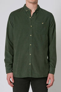 MEN AT WORK CORD SHIRT | PINE