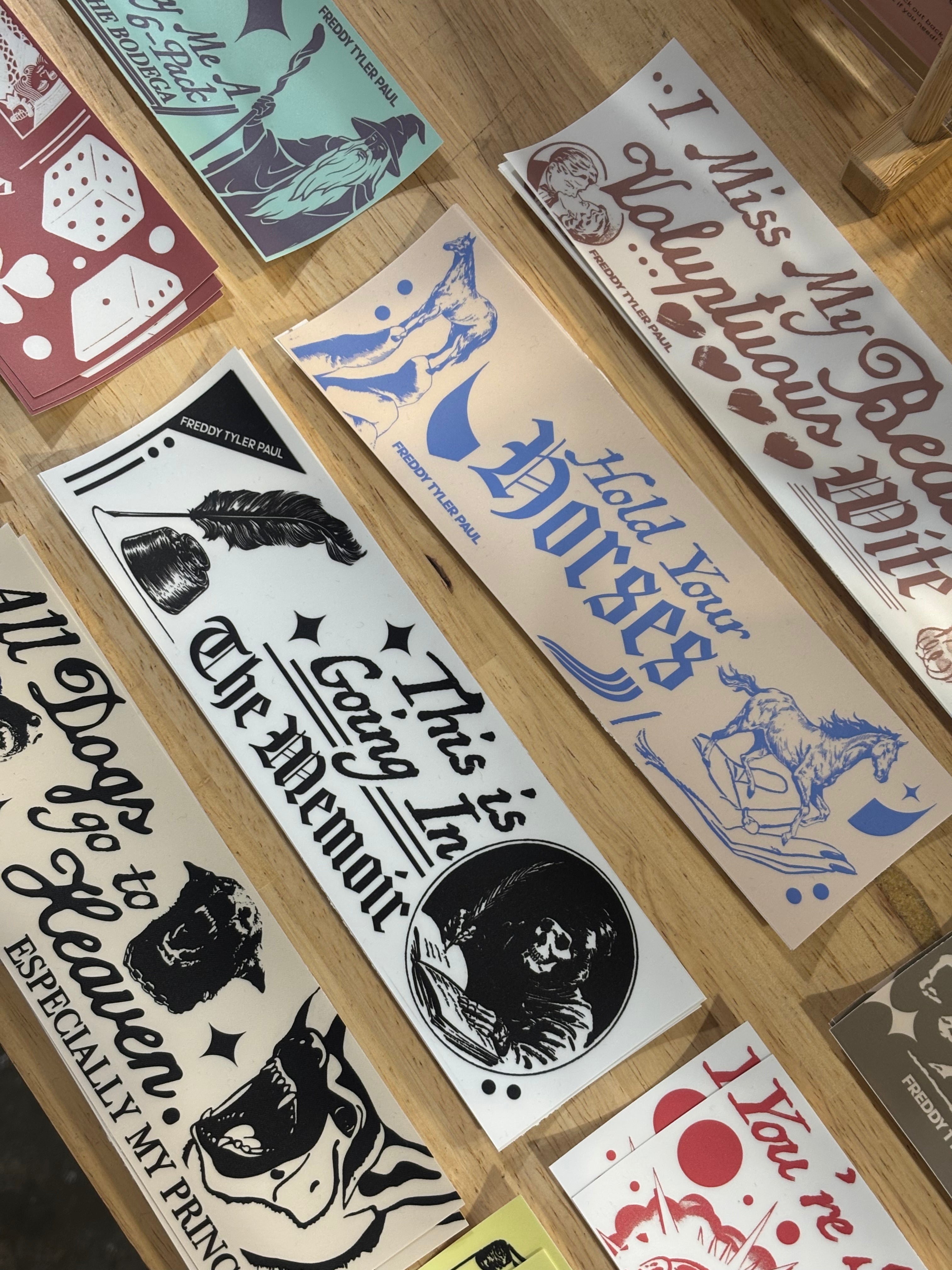 Freddy Tyler Paul Bumper Stickers