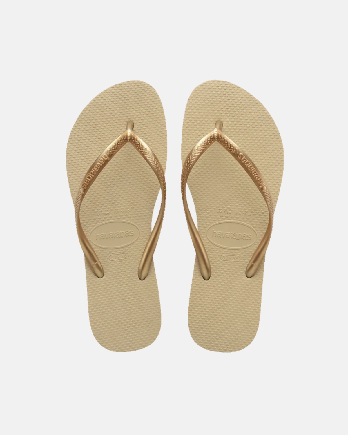Havaianas Slim Thongs Sand Grey Light Golden