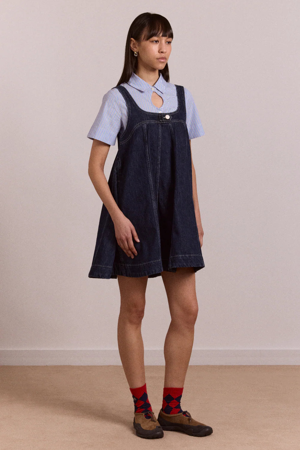IMMY MINI DRESS | DARK WASH