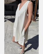 Le Bon Shoppe Mable dress White Denim
