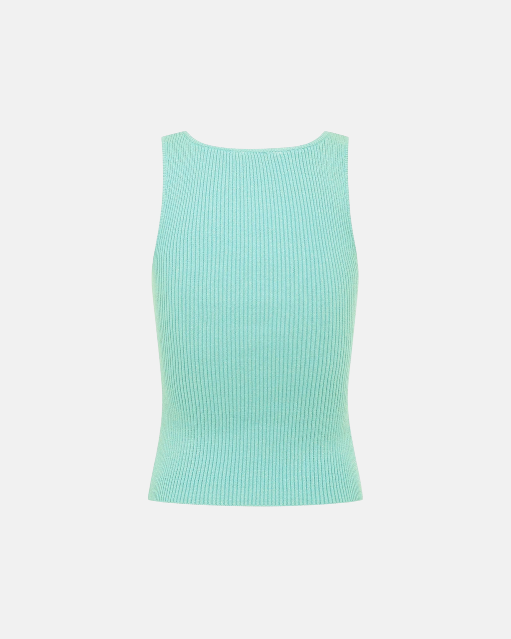 Olga Joan Key-Hole Knit Tank Seafoam