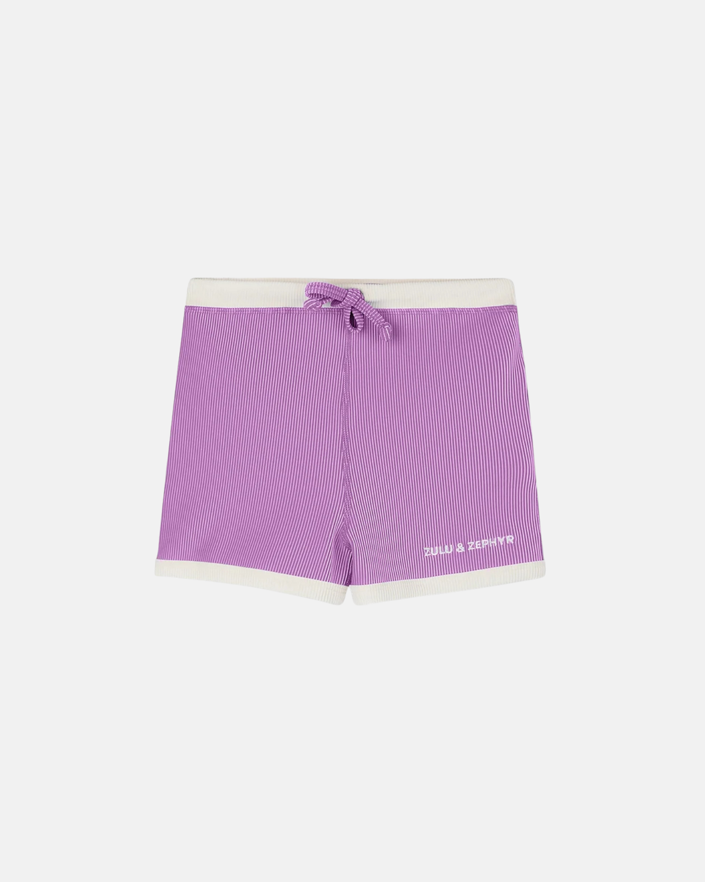 Zulu & Zephyr Mini Stripe Surf Short Lilac