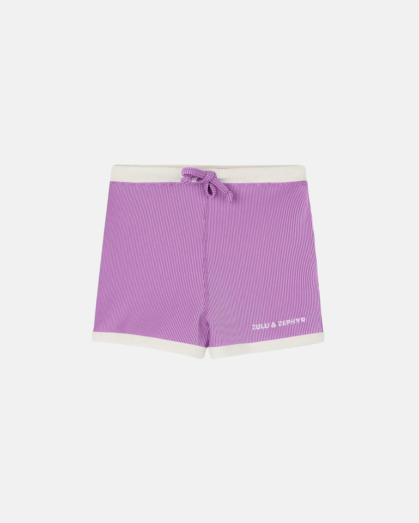 Zulu & Zephyr Mini Stripe Surf Short Lilac