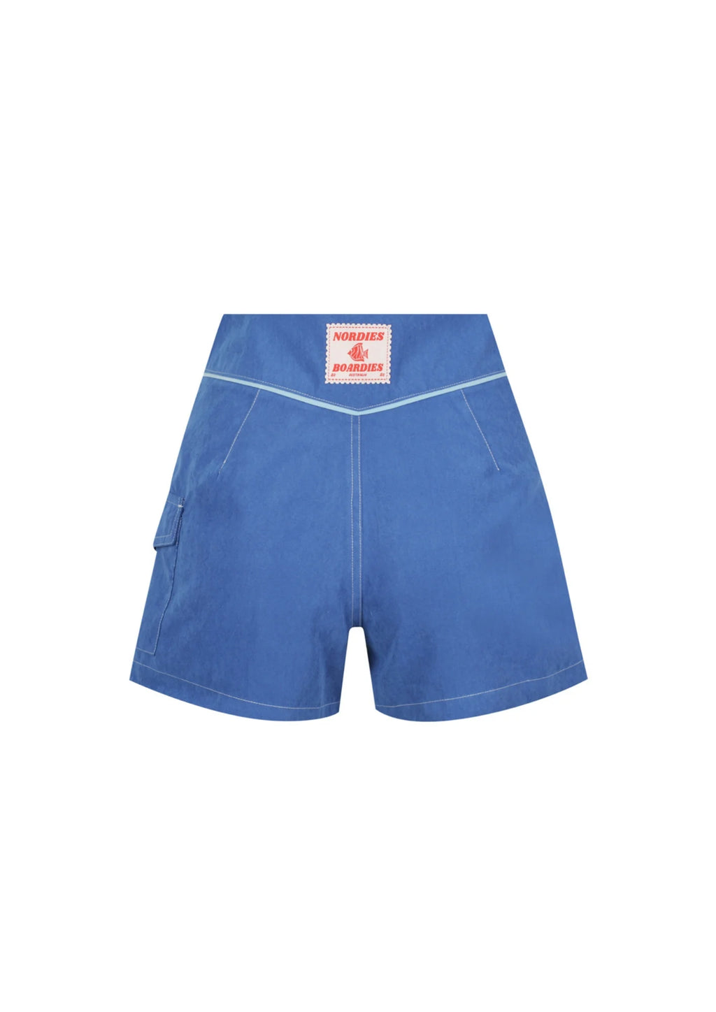 SNAP FRONT BOARDSHORT | ELECTRIC BLUE