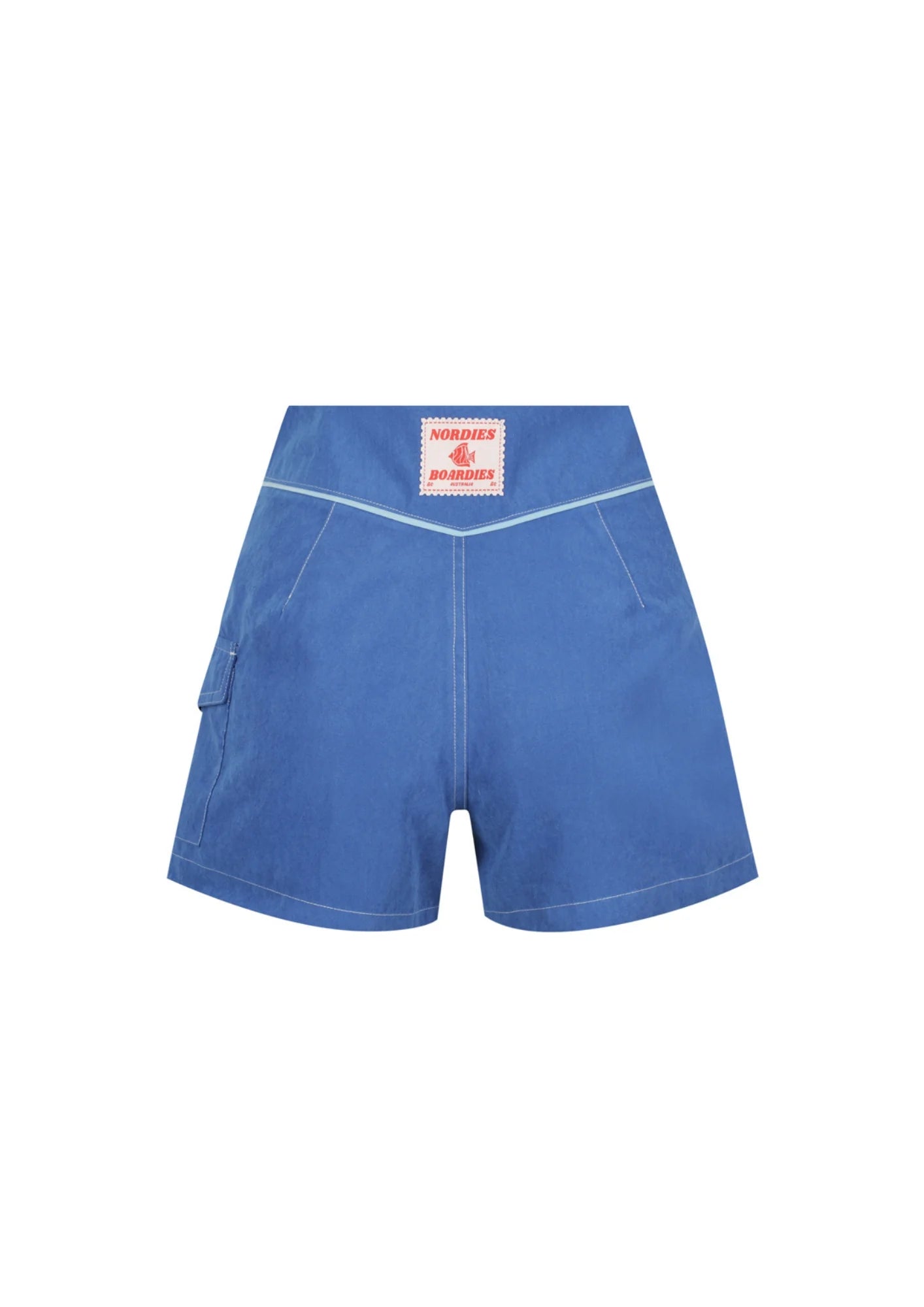 SNAP FRONT BOARDSHORT | ELECTRIC BLUE