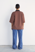 POLO T-SHIRT | BROWN
