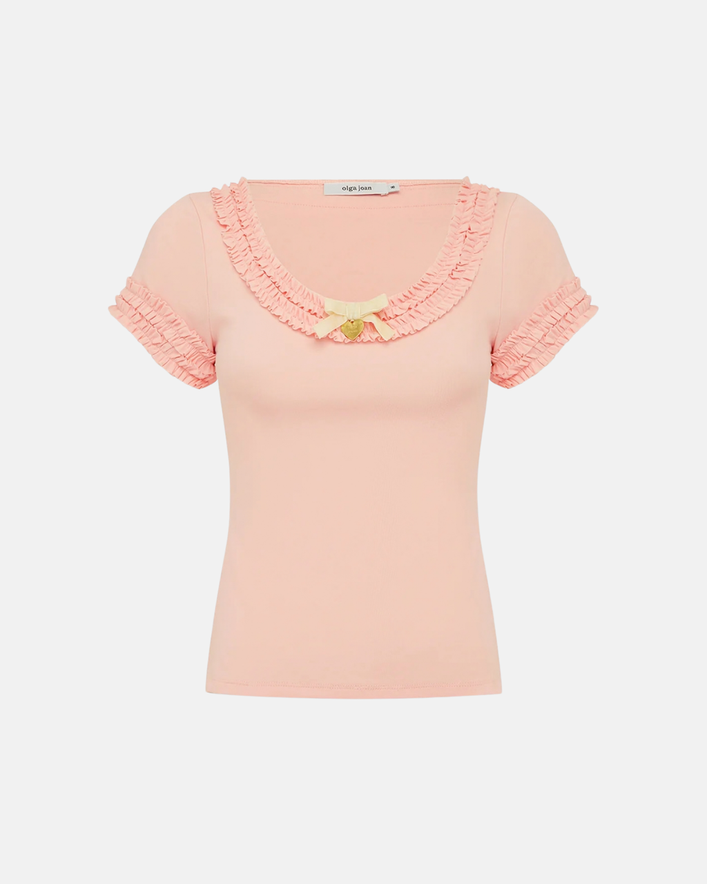 Olga Joan Ruffle Top Petalo