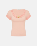 Olga Joan Ruffle Top Petalo