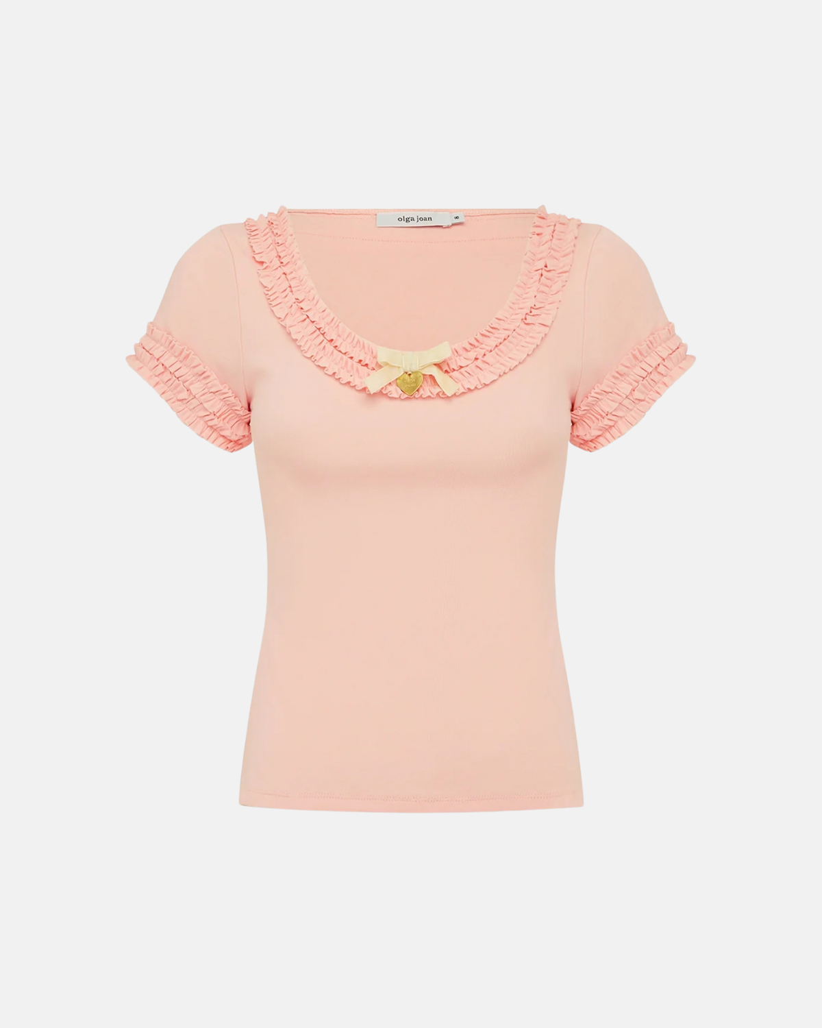 Olga Joan Ruffle Top Petalo