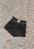 SNAP FRONT BOARDSHORT | BLACK