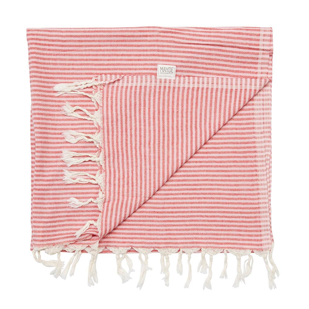 NOOSA TOWEL | RED/PINK