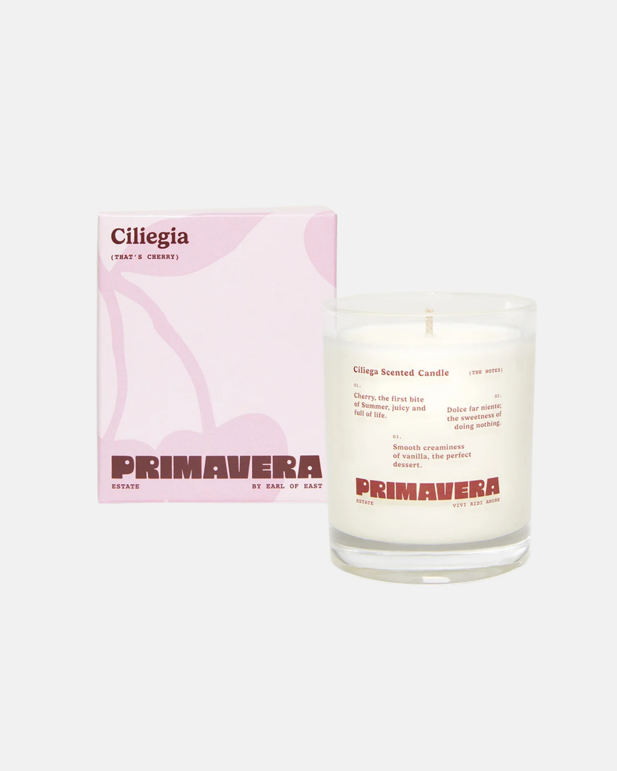 Earl Of East Ciliegia Scented Candle