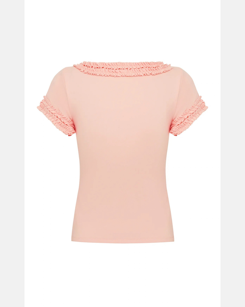 Olga Joan Ruffle Top Petalo