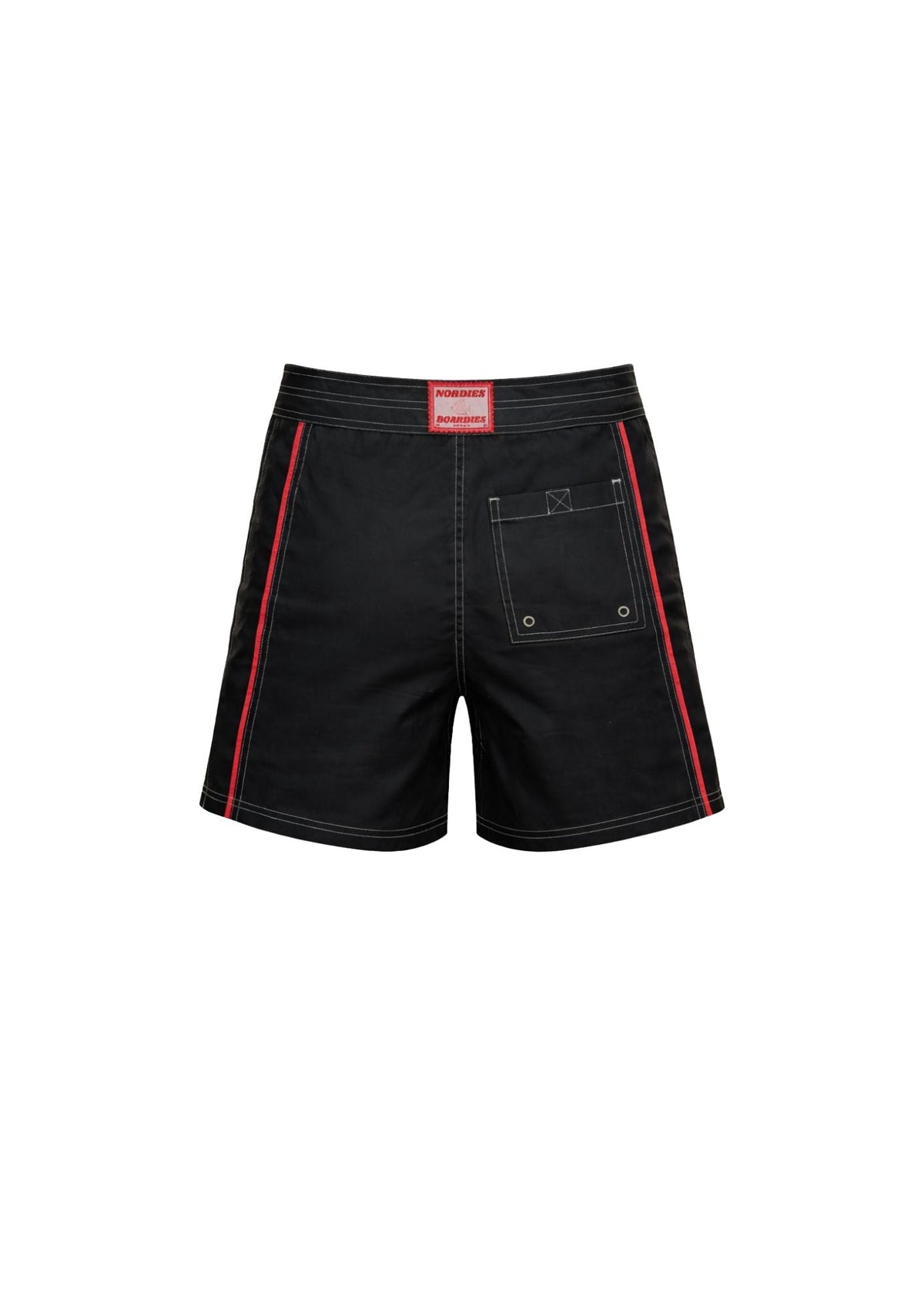 Nordies Boardies Long Tie Front Boardshort Black 2