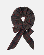Damson Madder Tie Detail Scrunchie Sirius Check