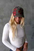 Pinky & Kamal Hibiscus Cap Washed Brown