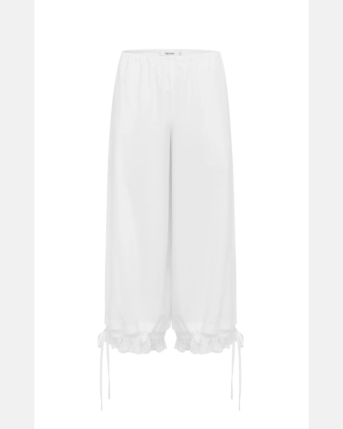 Olga Joan Lace Edge Pantaloons Bianca