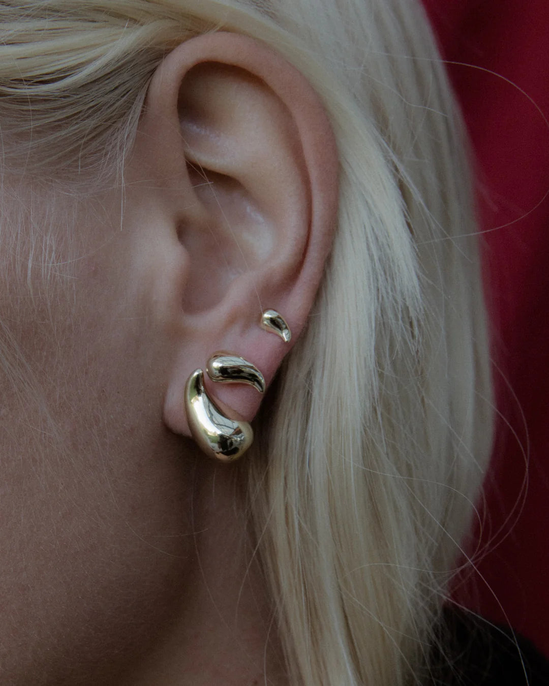 TEARDROP STUDS | GOLD