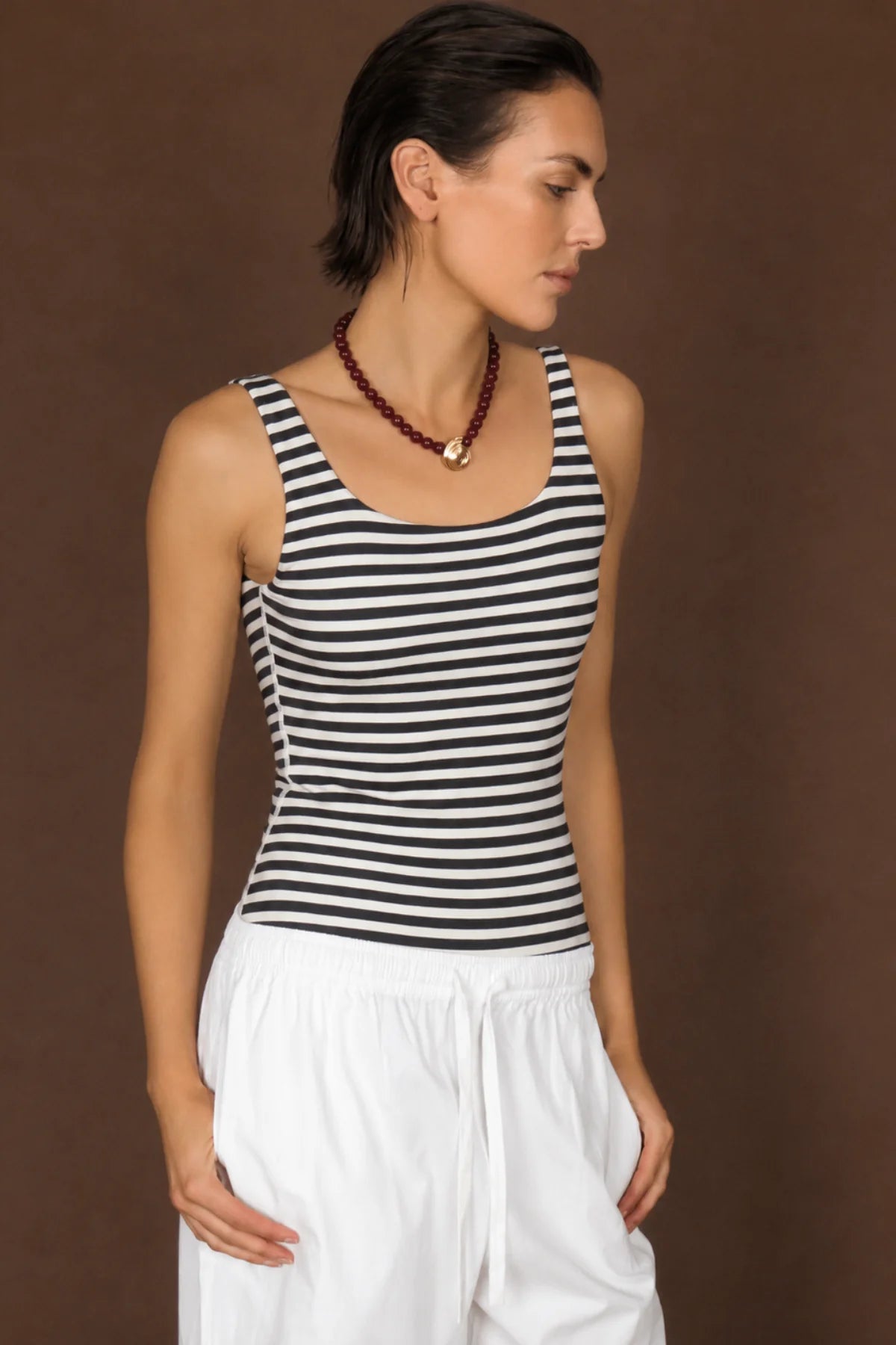 Zulu & Zephyr 2 Inch Bodysuit Black Stripe