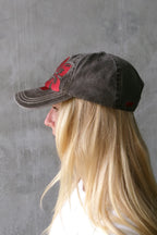 Pinky & Kamal Hibiscus Cap Washed Brown