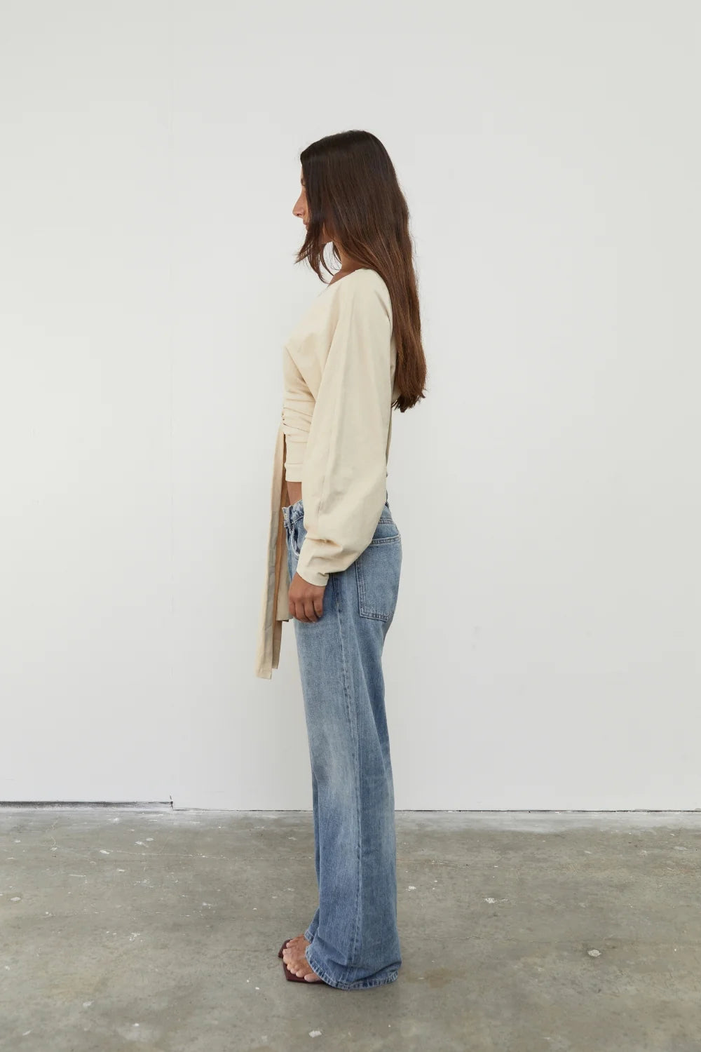 WAIST WRAP LONG SLEEVE | BONE