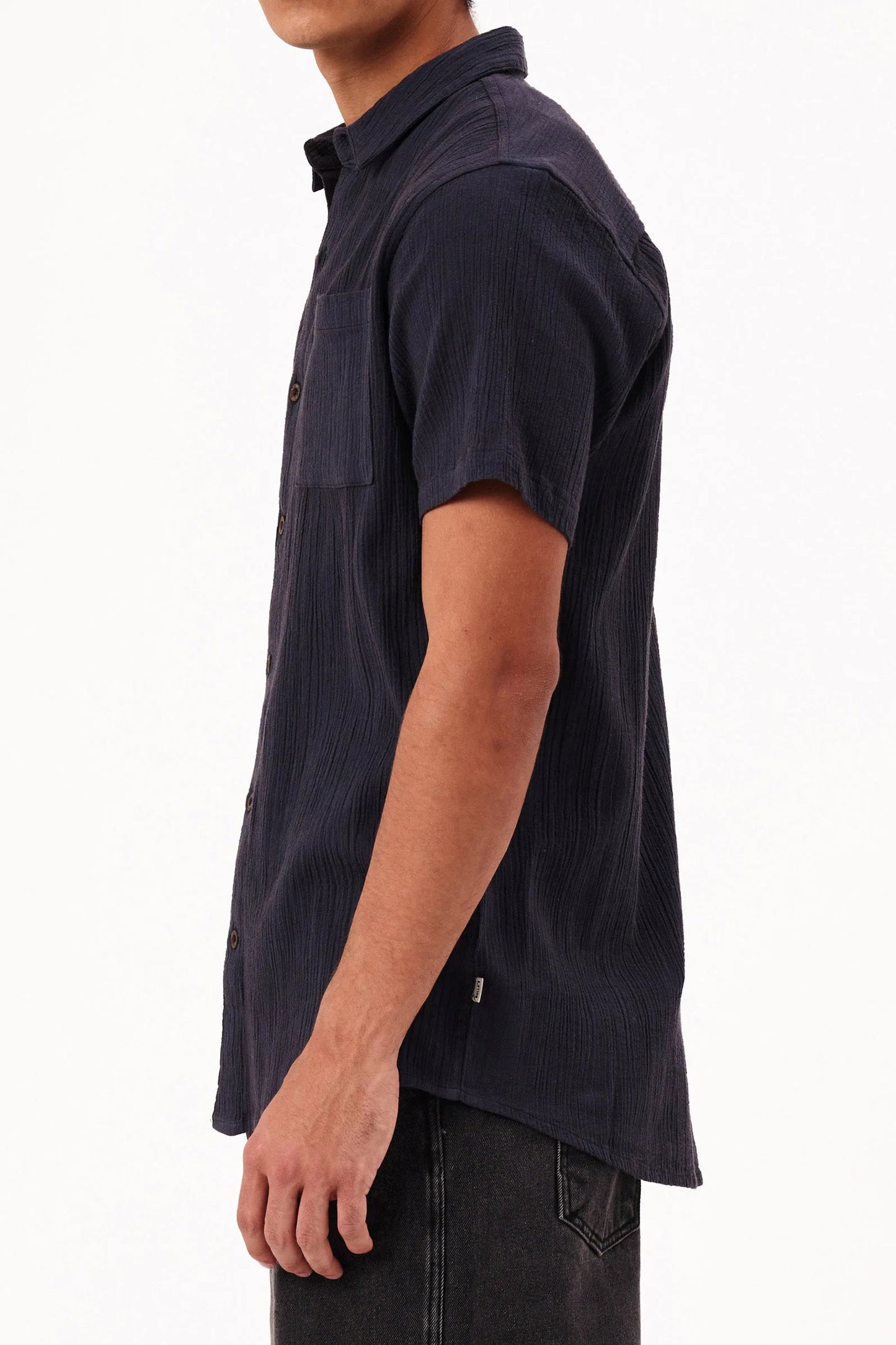 BON CREPE SHIRT | DARK NAVY