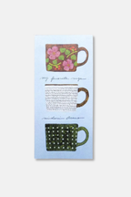 Cozyca Products My Favourite Mugs Letter Pad by Midori Asano