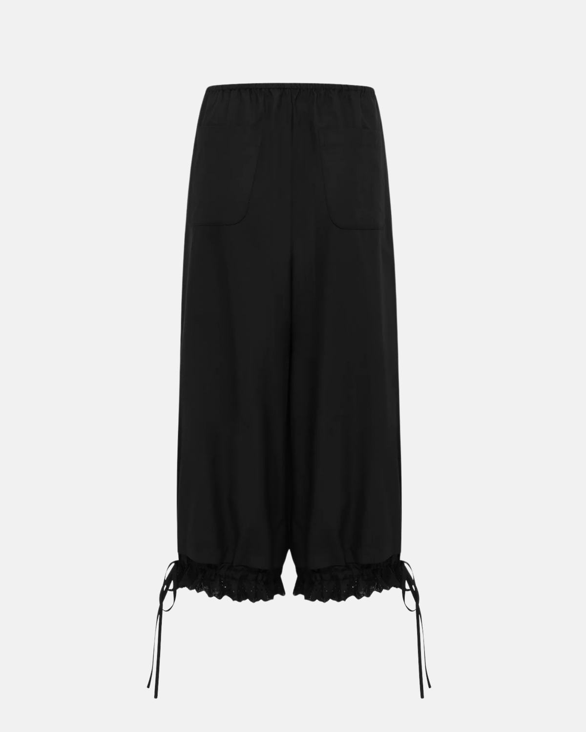 Olga Joan Lace Edge Pantaloons Nera