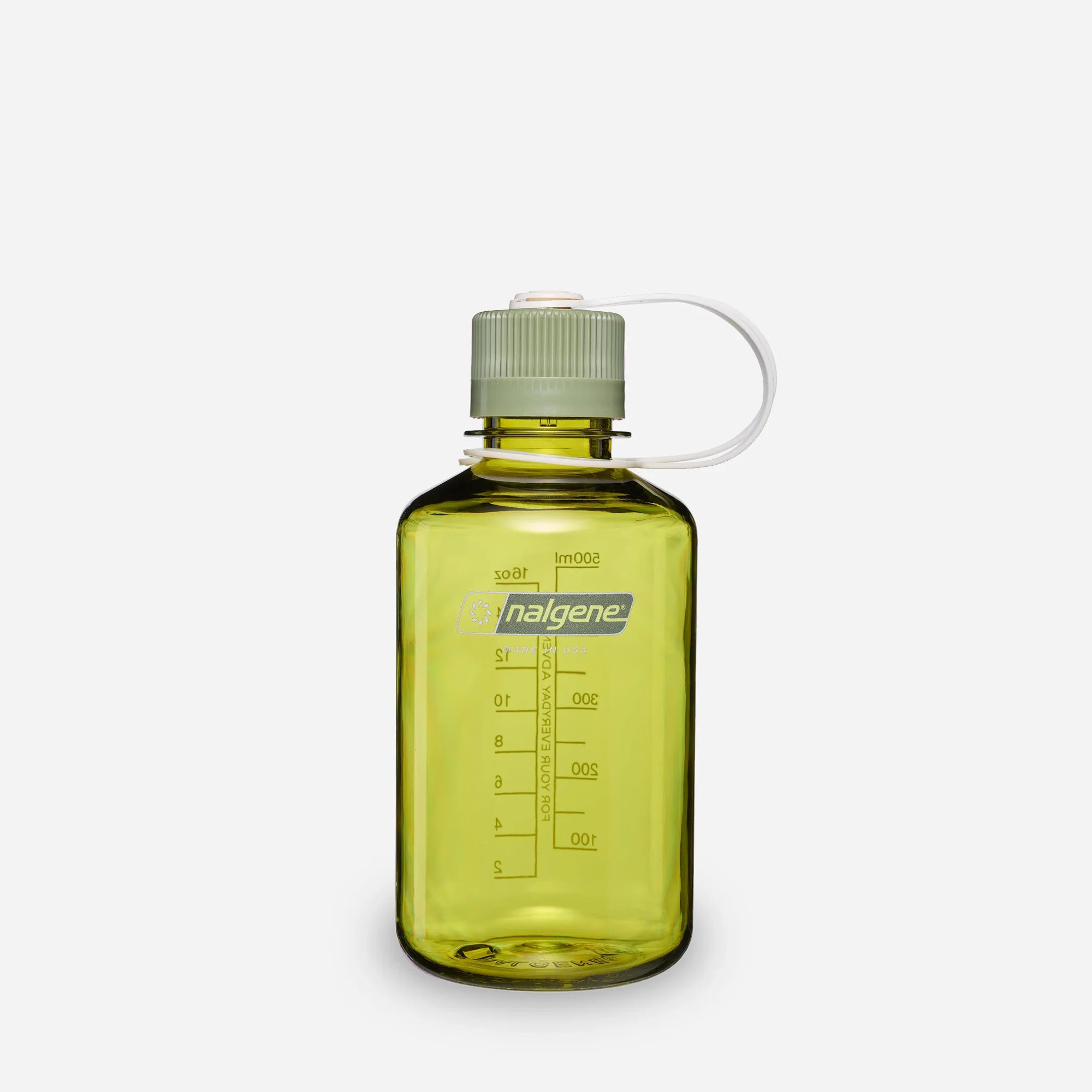 500ML NARROW MOUTH WATER BOTTLE | ENDIVE W/ OIL GREEN