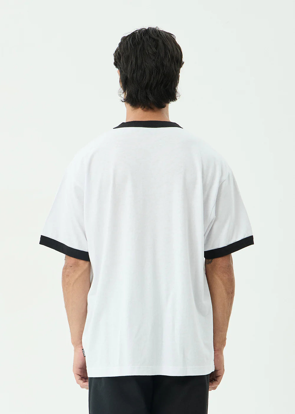 CHAINS BOXY RINGER TEE | WHITE