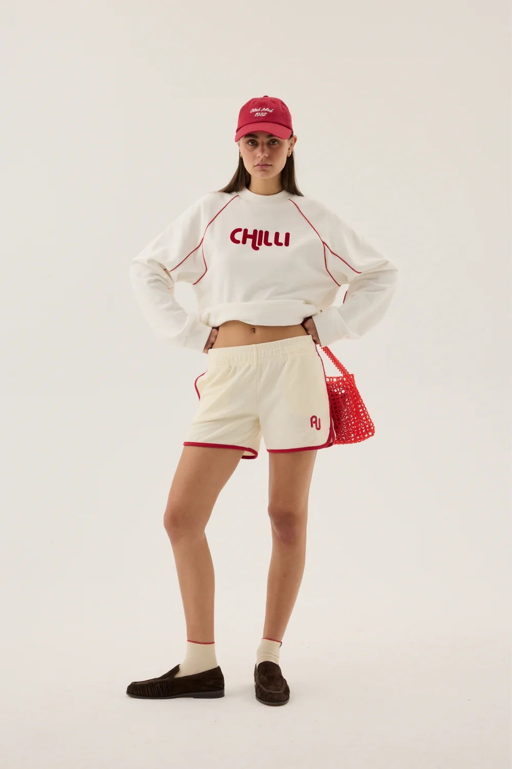 CHILLI TERRY SHORT | WARM WHITE