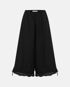 Olga Joan Lace Edge Pantaloons Nera