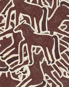 Molly Stredwick Brown Horse Sticker