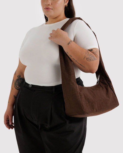 BAGGU NYLON MERINGUE BAG | COFFEE