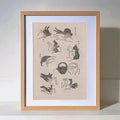 Kiku Print Shadow Puppets A3 Print