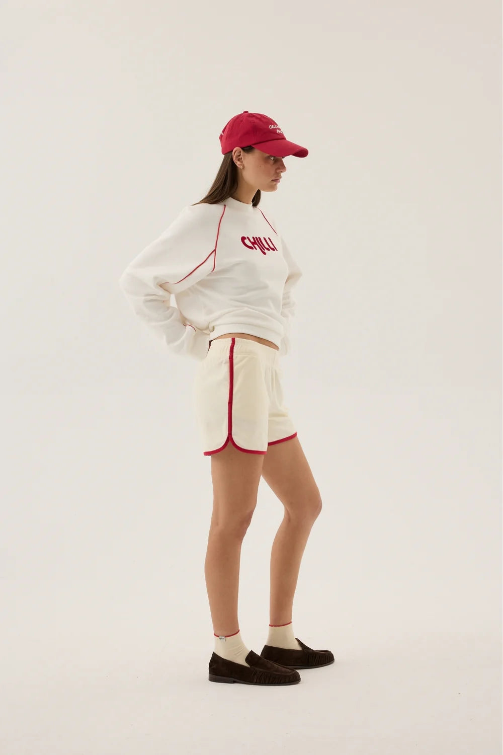 CHILLI TERRY SHORT | WARM WHITE