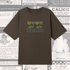 FELLOW PANSIES CROSS STITCH T- SHIRT | RODEO Embroidery