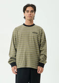 ALTITUDE BOXY LONG SLEEVE TEE | STONE STRIPE