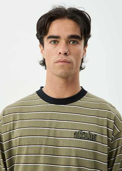 ALTITUDE BOXY LONG SLEEVE TEE | STONE STRIPE